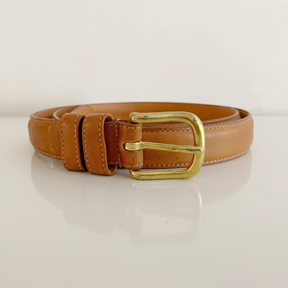Authentic Coach Leather Belt Large